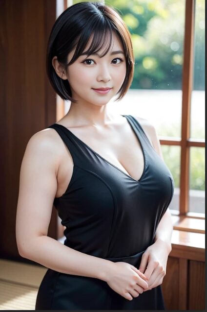 胸の前で腕組みしてる巨乳熟女の画像、AI画像21