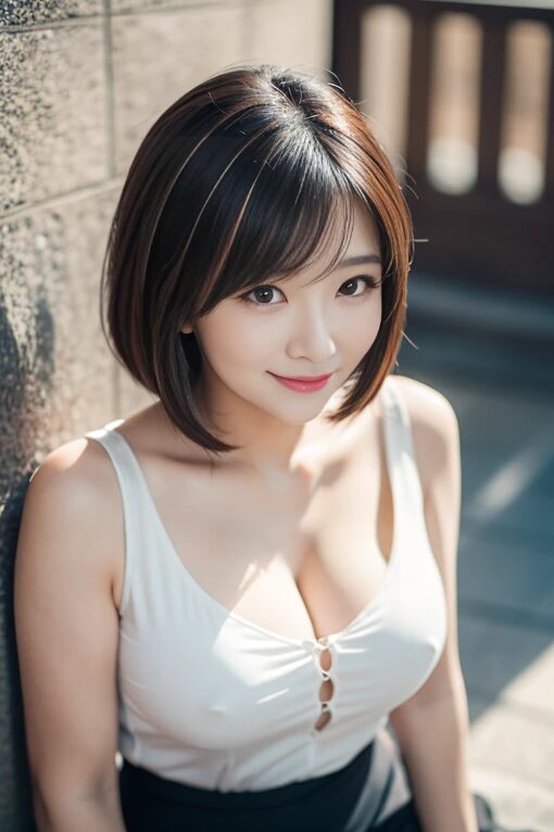 巨乳美人人妻とデートしてみた【AI画像】12