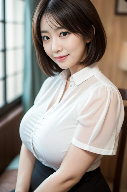 巨乳美人人妻とデートしてみた【AI画像】18