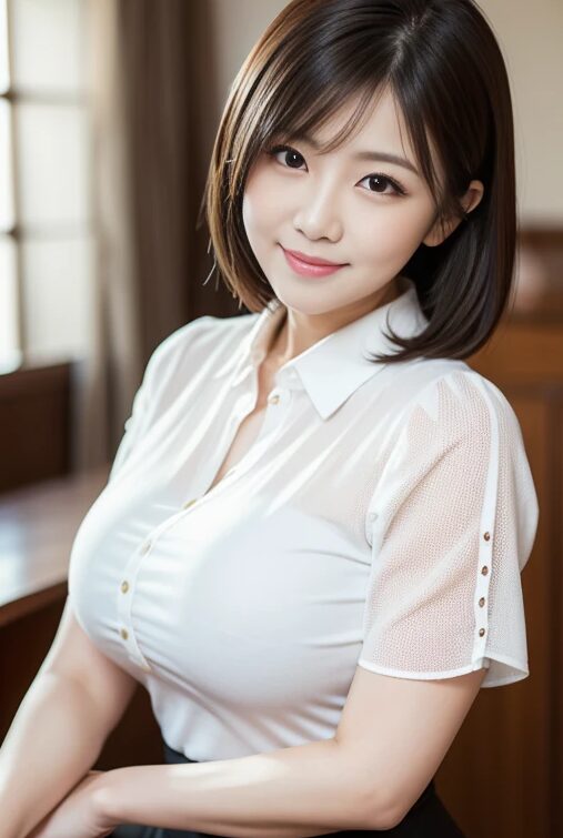 巨乳美人人妻とデートしてみた【AI画像】19