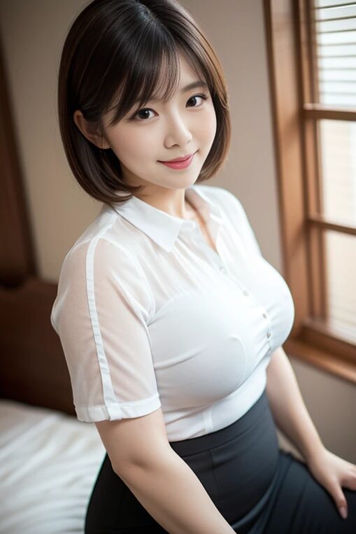 巨乳美人人妻とデートしてみた【AI画像】21