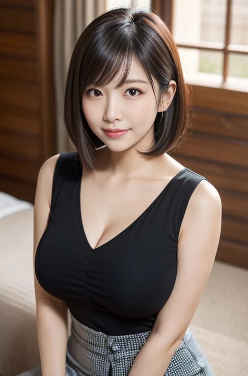 巨乳美人人妻とデートしてみた【AI画像】28